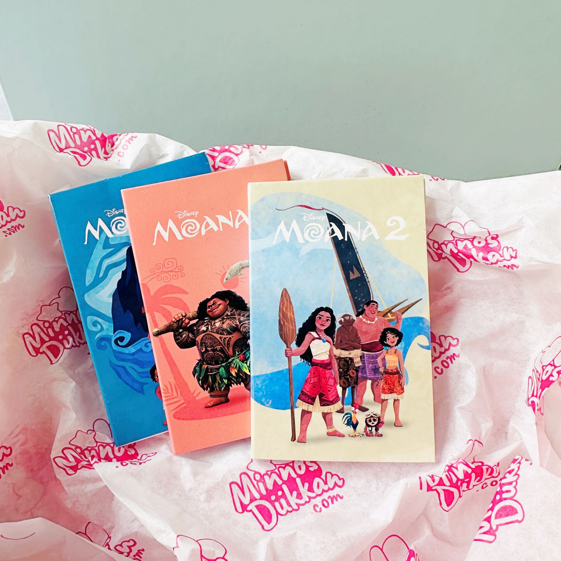 Moana İkili Bloknot Not Defteri A7