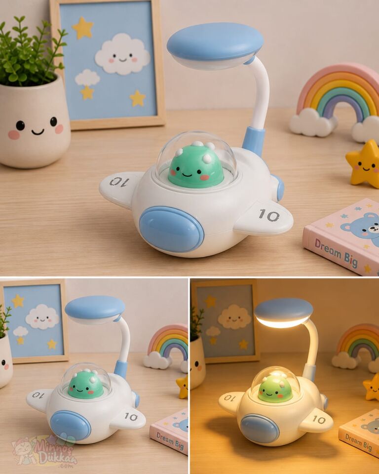 Cute Bear Plane Gece Lambası