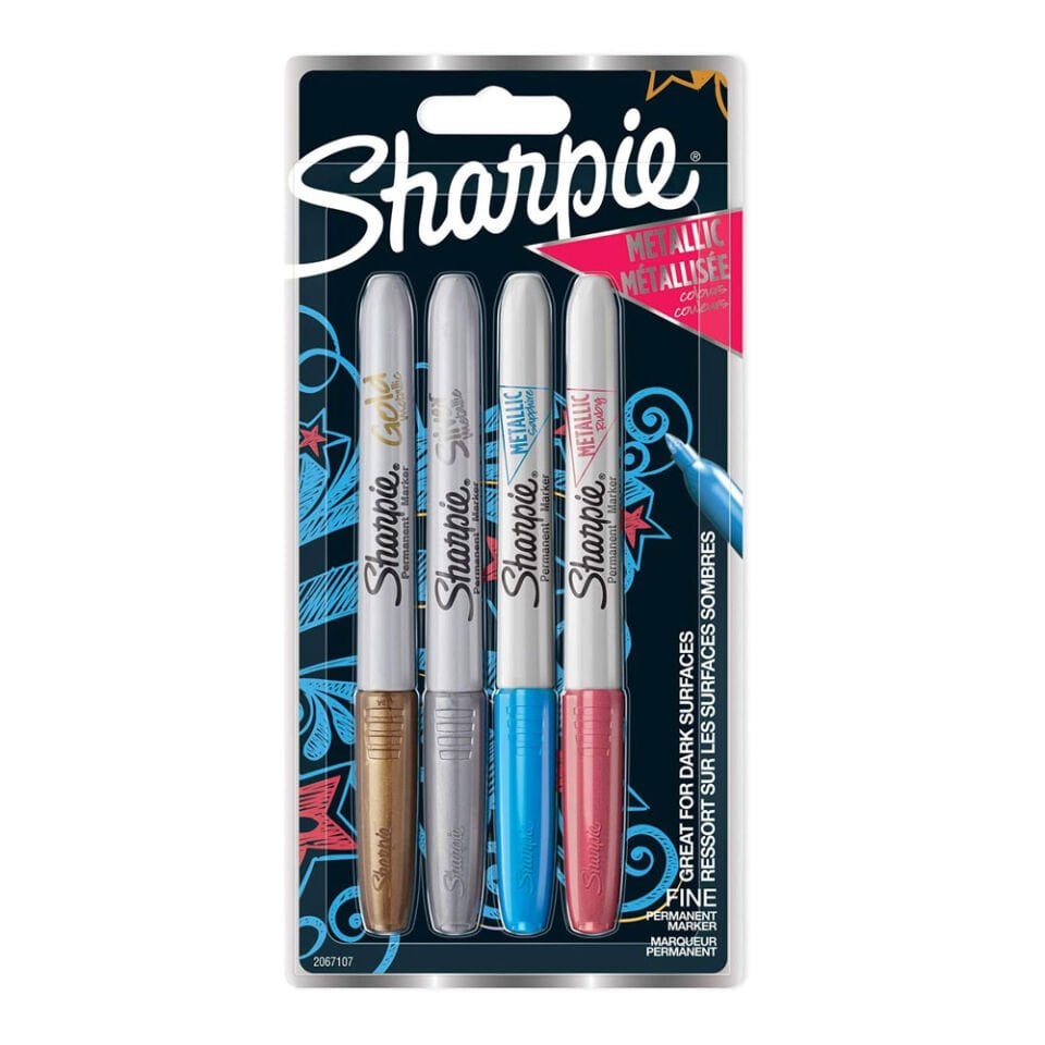 Sharpie Metalik Markör Karışık 4'lü Blister Paket
