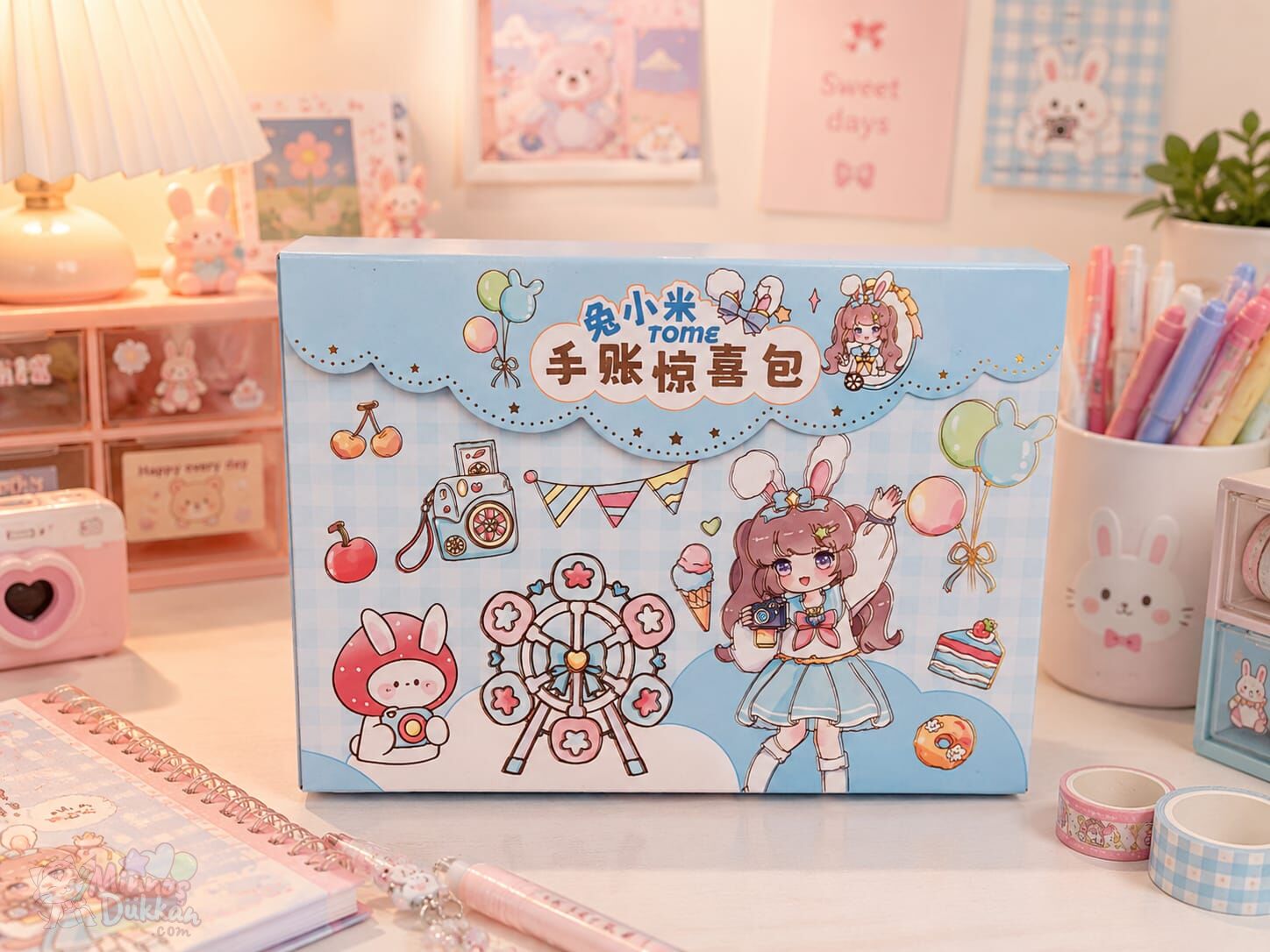 Unick Color Sweet Girl Çantalı Sticker Set