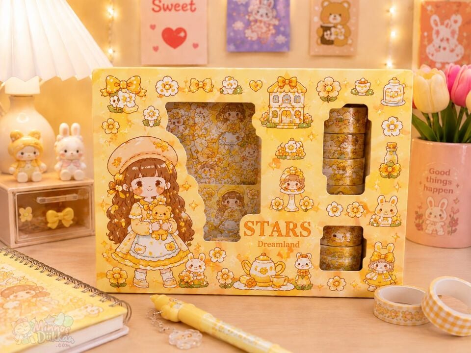 Unick Color Love Girl Sticker Set