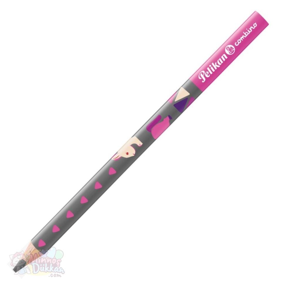 Pelikan Combino Jumbo Üçgen Kurşun Kalem - Pembe
