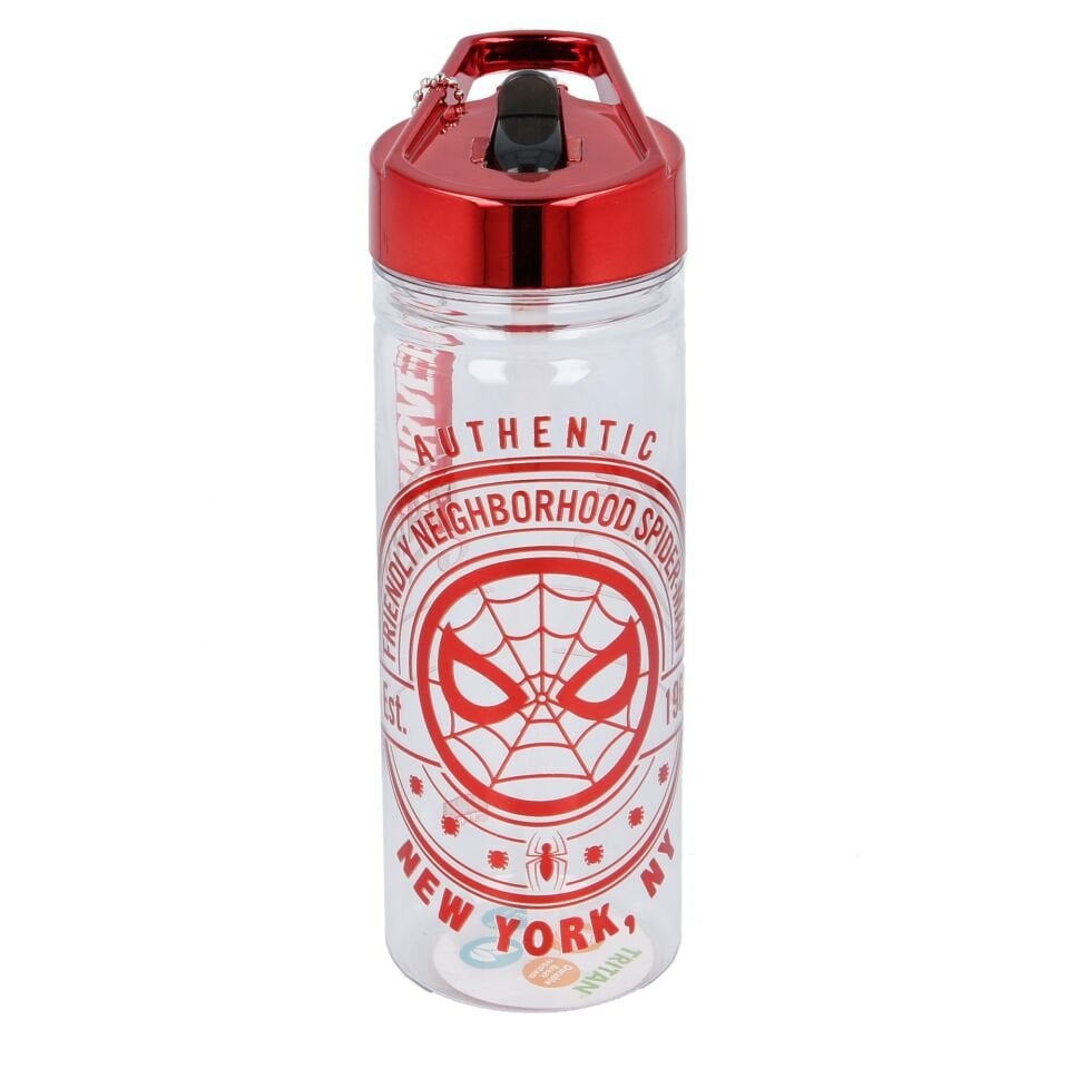 Spiderman Kırmızı Premium Tritan Matara 620 ML