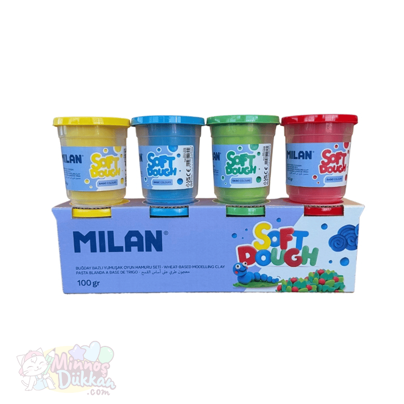 Milan Oyun Hamuru 4 Renk 4x112 Gr