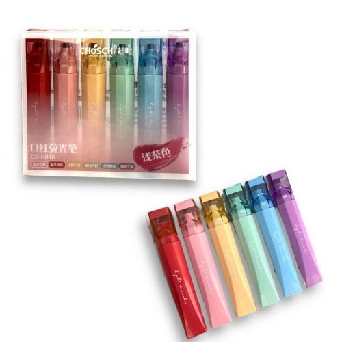 Chosch Light Tea Color Fosforlu Kalem 6 Renk