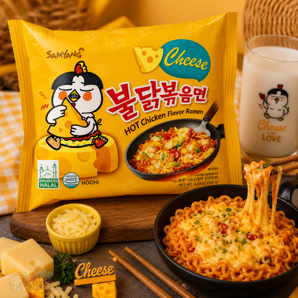 Buldak Cheese Hot Chicken Ramen