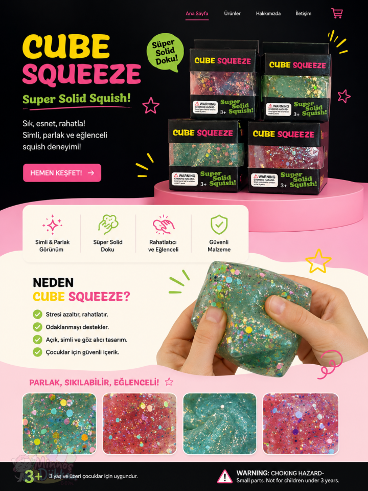Simli Nice Cube Squishy