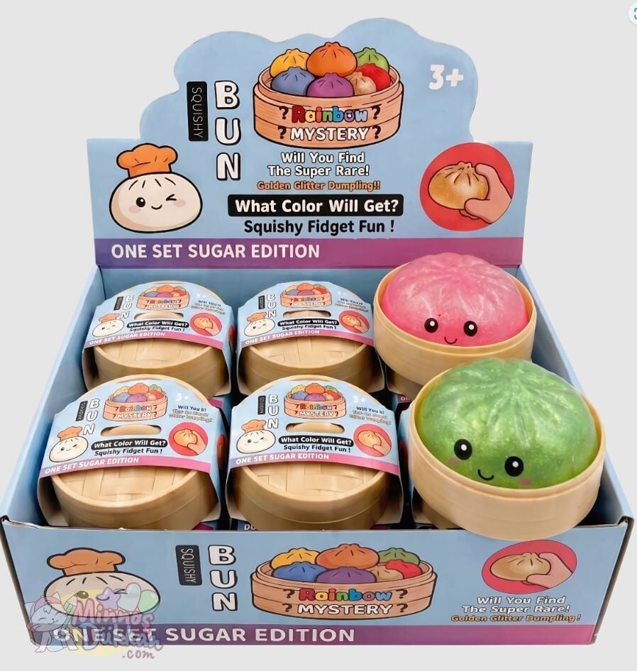 Dumpling Squishy Büyük Boy Simli