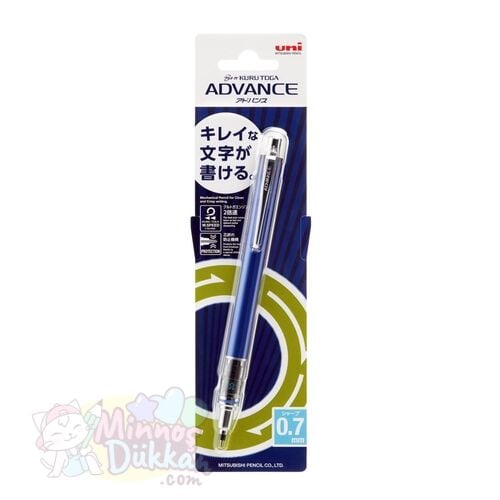 Uniball Kuru Toga Advance 0.7 mm Mekanik Kurşun Kalem Lacivert
