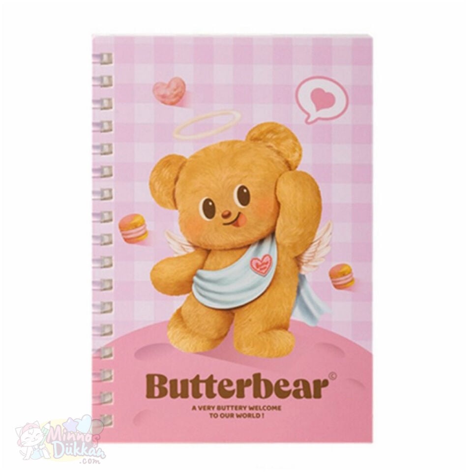 Deli Butter Bear 152x105mm 80 yp Spiralli Not Defteri