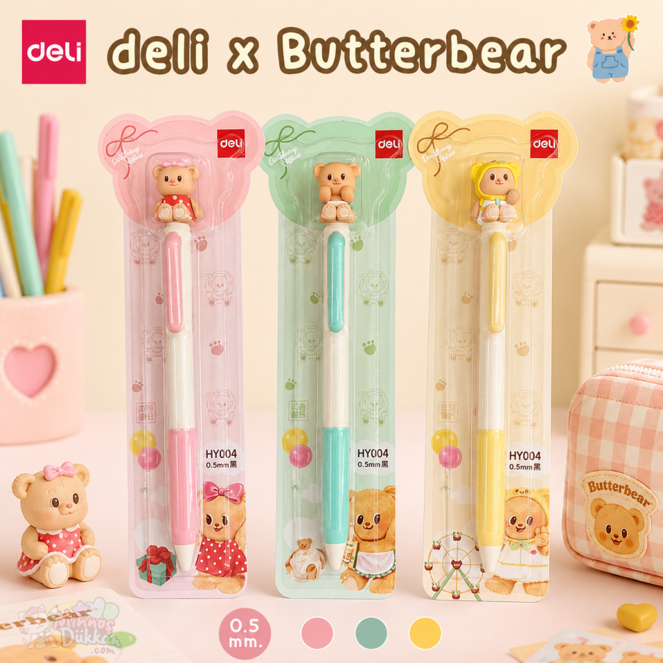 Deli Butterbear Jel Tükenmez Kalem 0.5mm