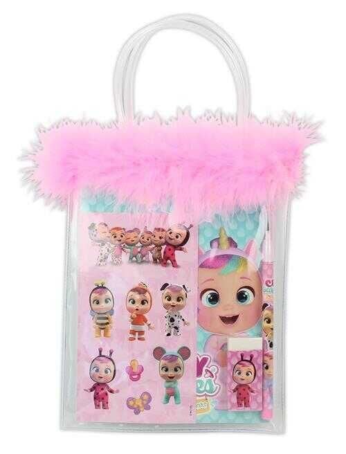 Cry Babies Tüylü Çantalı Kırtasiye Seti