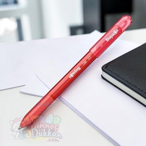 Rotring Jel 0.7 Tükenmez Kalem - Kırmızı