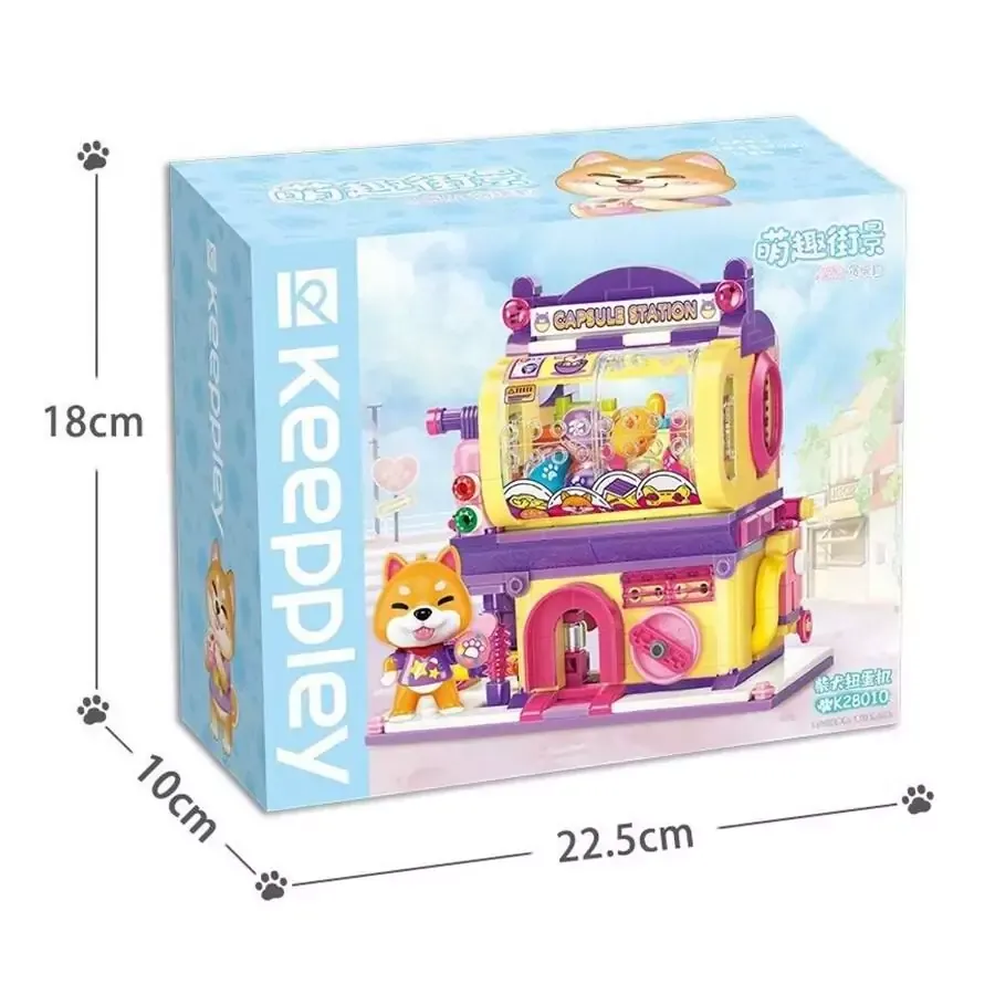 Keeppley Blocks Lovely Street Serisi - Shiba Inu Gachapon Machine