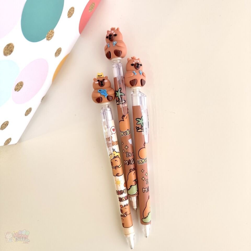 Capybara Figürlü Versatil Kalem