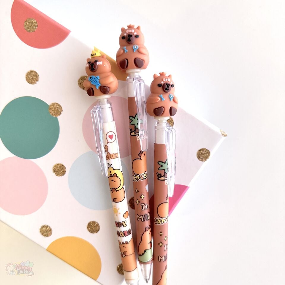 Capybara Figürlü Versatil Kalem