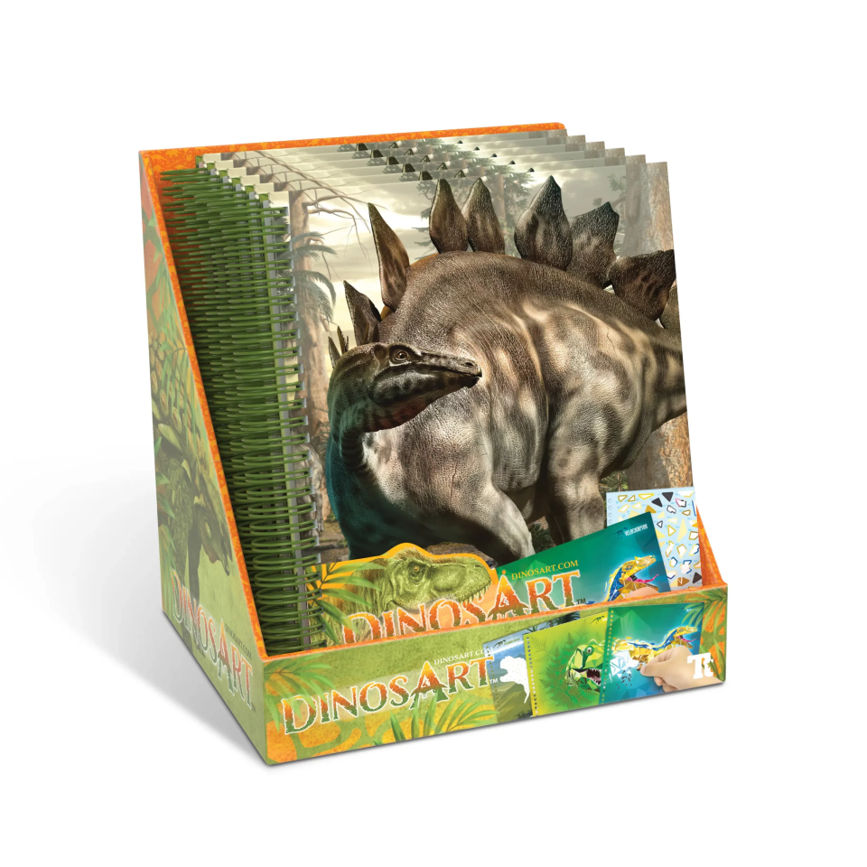 Nebulous Stars Dinosart Creativ Book Sticker by Number