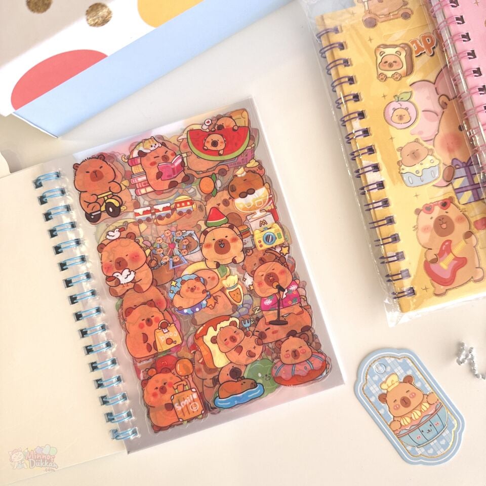 Capybara Seperatörlü Defter