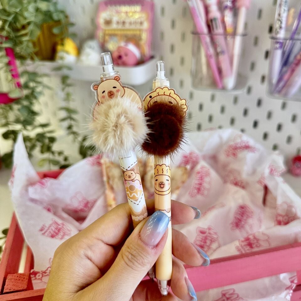 Capybara Tüylü Versatil Kalem