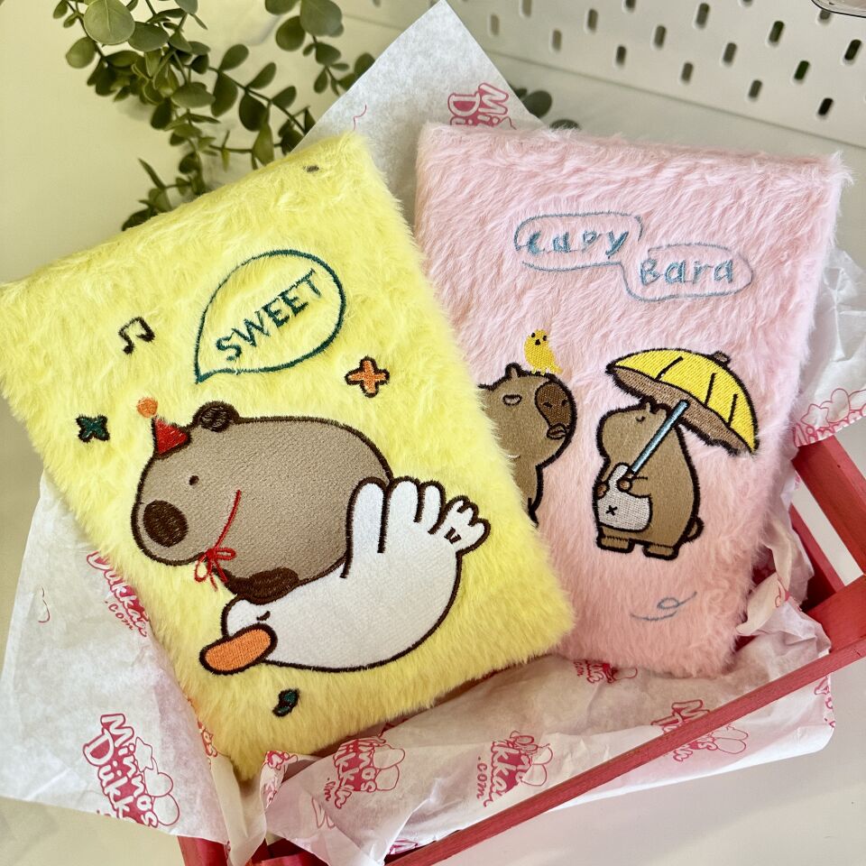 Capybara Peluş Hatıra Defteri A5