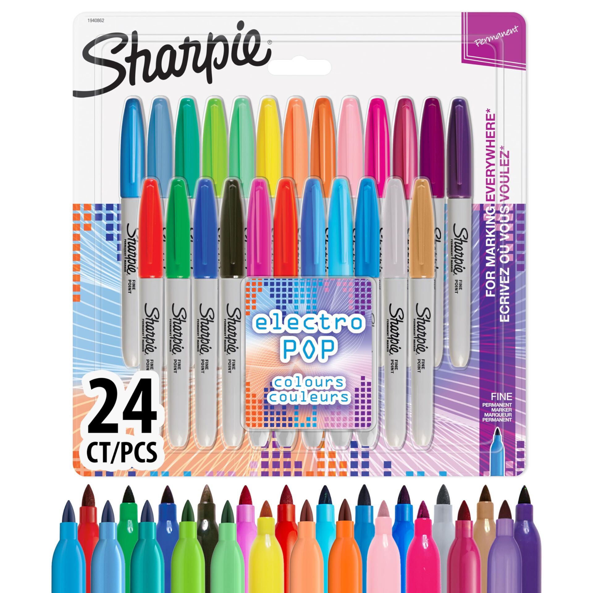 Sharpie Electro Pop 24lü Markör