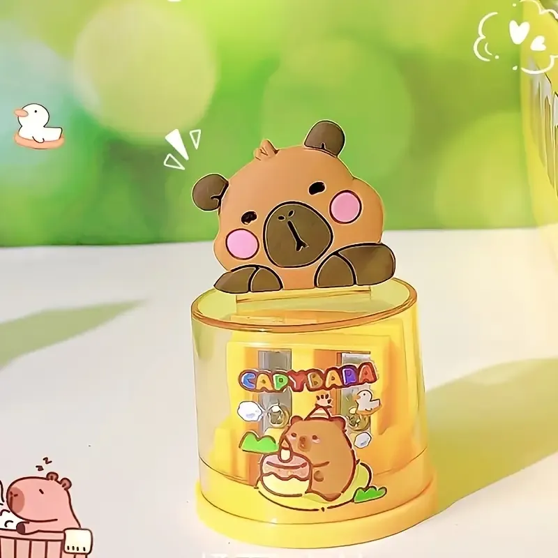 Capybara Tepeli 2li Kalemtraş