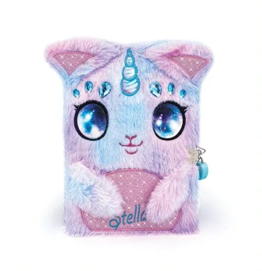 Nebulous Stars Fuzzy Diary Tüylü Peluş Kilitli Hatıra Defteri - Stella