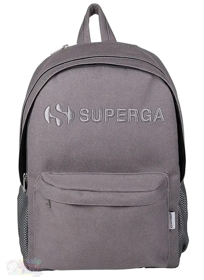 Superga Grey Linen Sırt Çantası