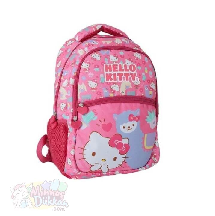 Hello Kitty Pembe Okul Sırt Çantası