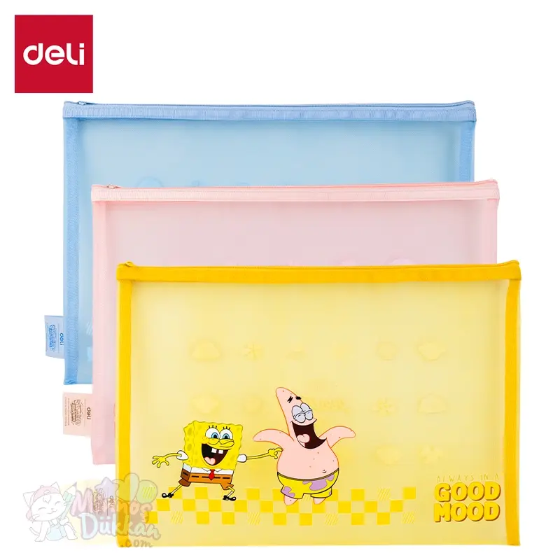 Deli Sünger Bob Zip Bag A5