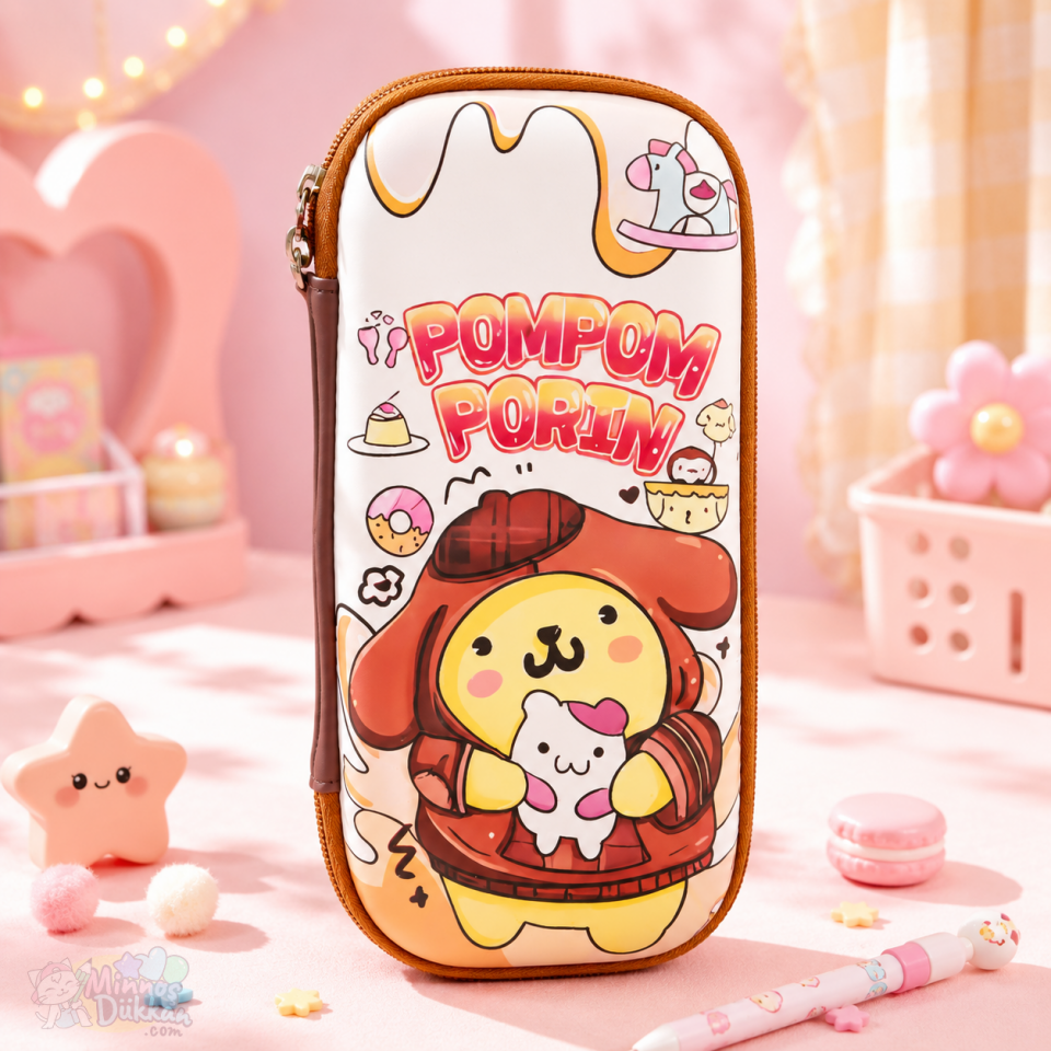 Puppy Kabartmalı Eva Kalem Çantası Dar