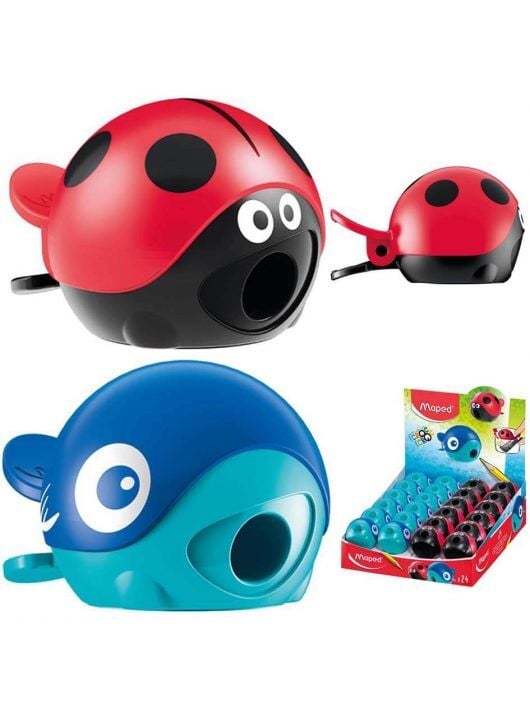 Maped Balina ve Uğur Böceği Tek Gözlü Kalemtraş