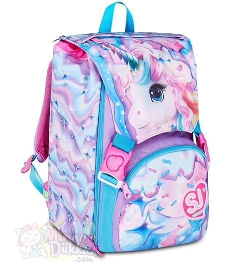 Sj Gang Unicorn Parlayan Led Kız Sırt Çantası