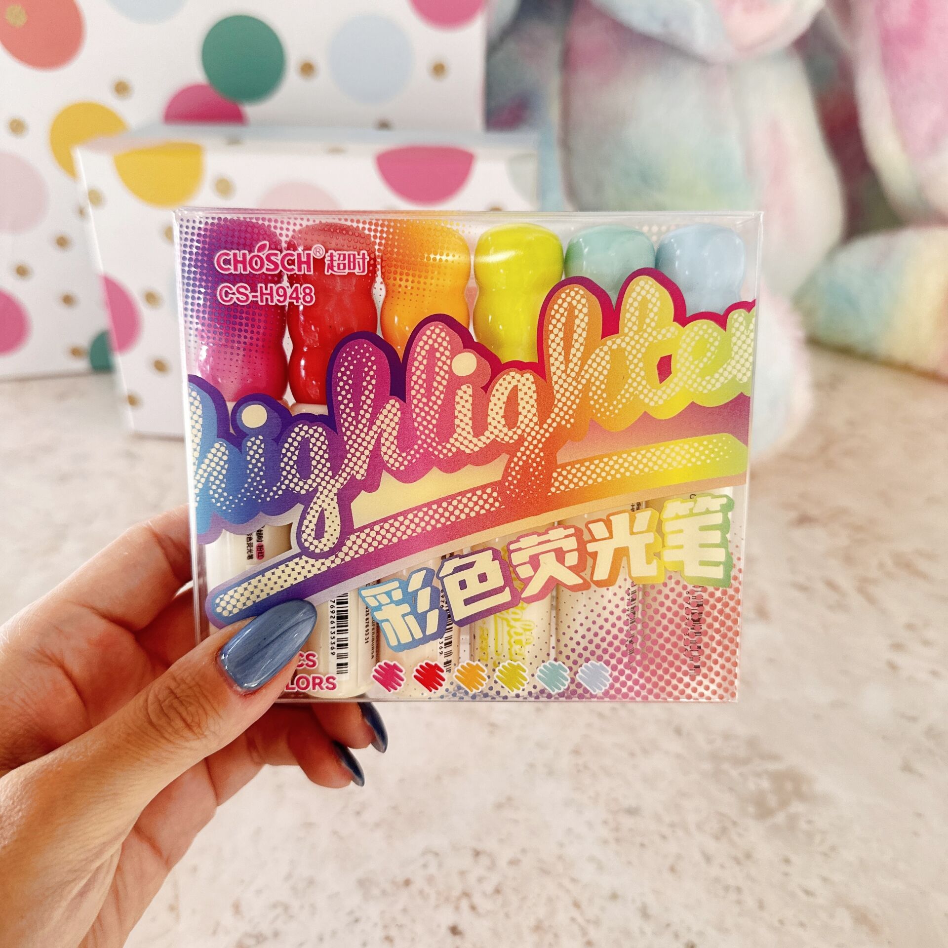 Chosch Soft Pastel Fosforlu İşaretleme Kalemi 6 Renk Set