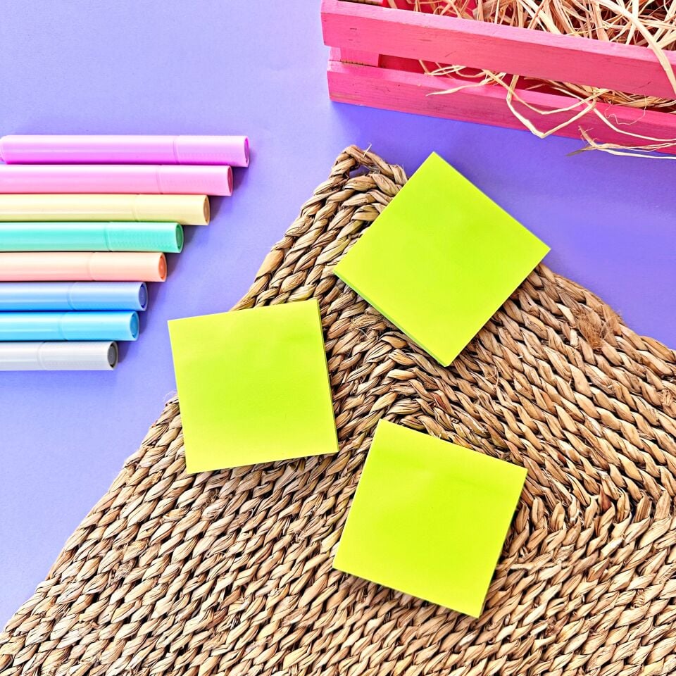 Maxx Yeşil Yapışkanlı Not Kağıdı 80 yp