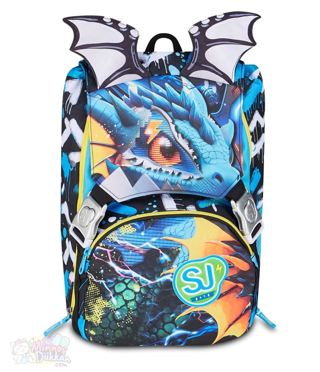 Sj Gang Metal Dragon Genişletilebilir Sırt Çantası