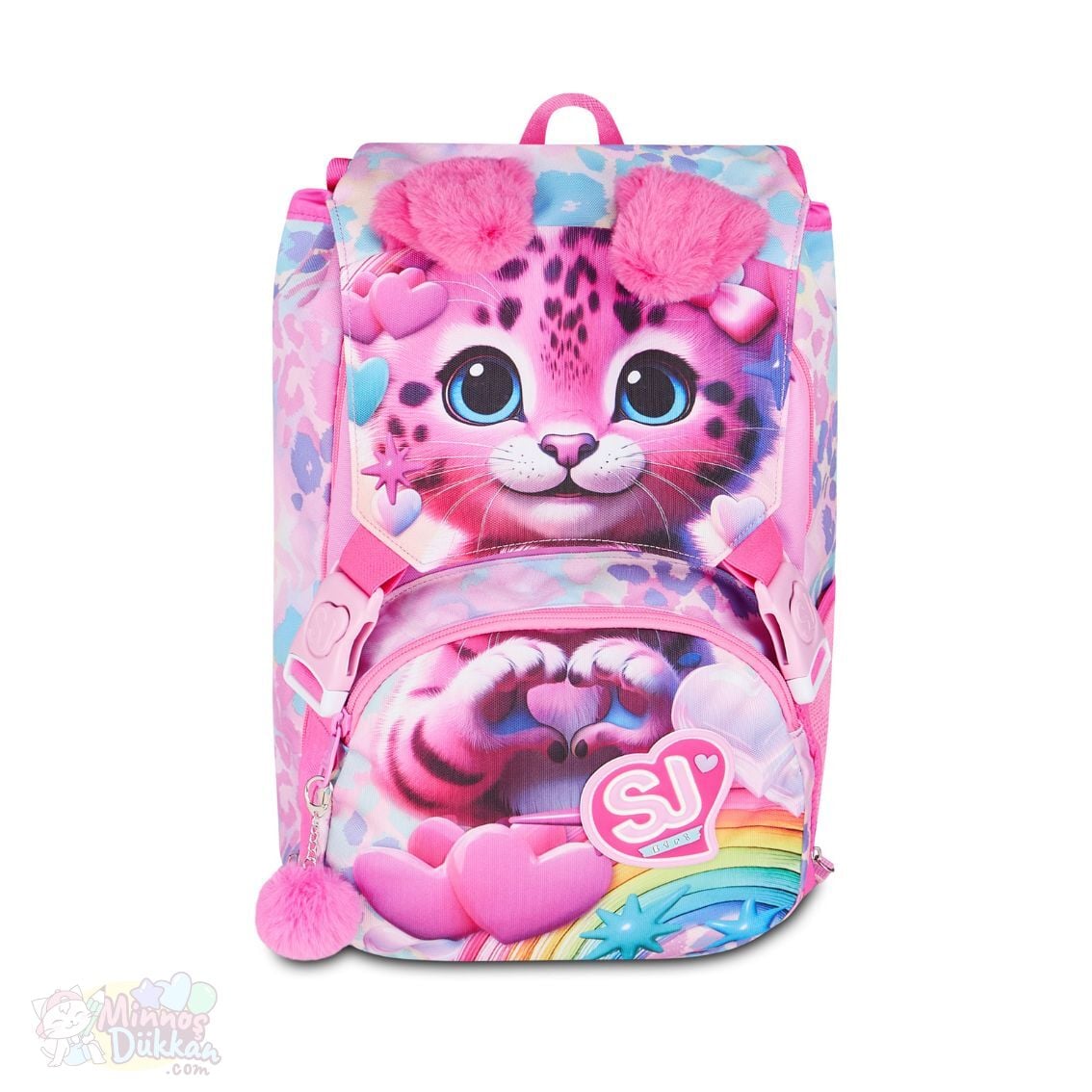 Sj Gang Heart Buddy Genişletilebilir Kız Sırt Çantası