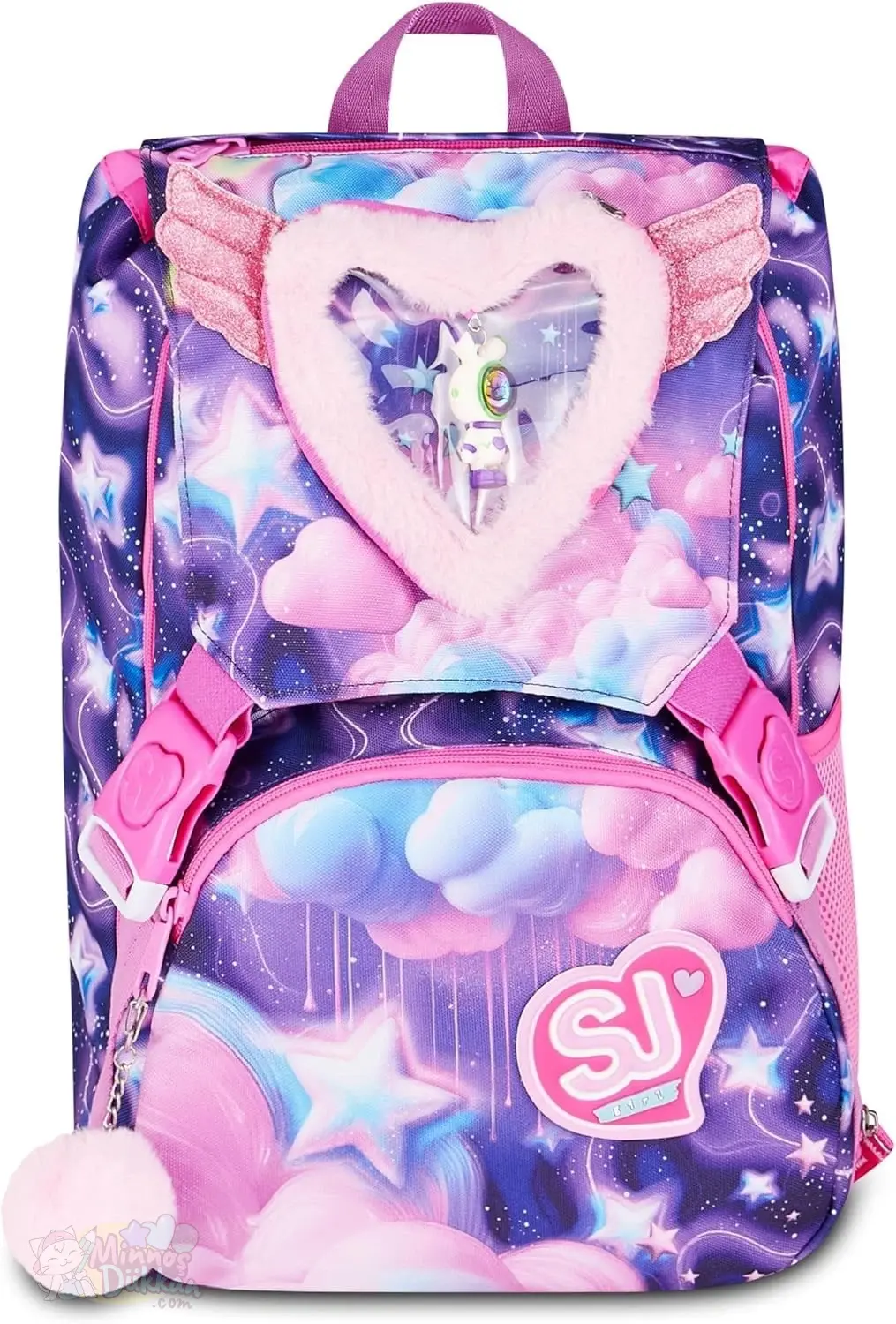 Sj Gang Fluffy Pink Kız Sırt Çantası