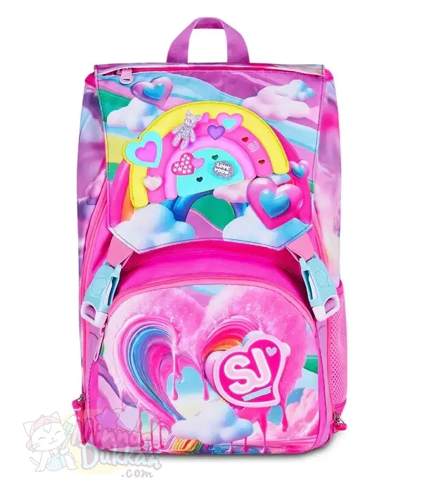 Sj Gang Joyful Pins Genişletilebilir Kız Sırt Çantası