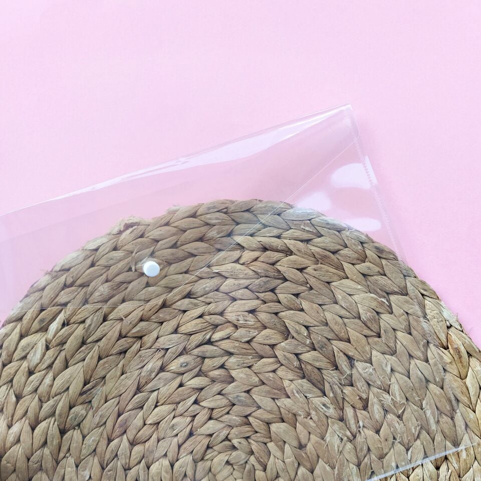 Piano A4 Şeffaf Çıtçıtlı Dosya