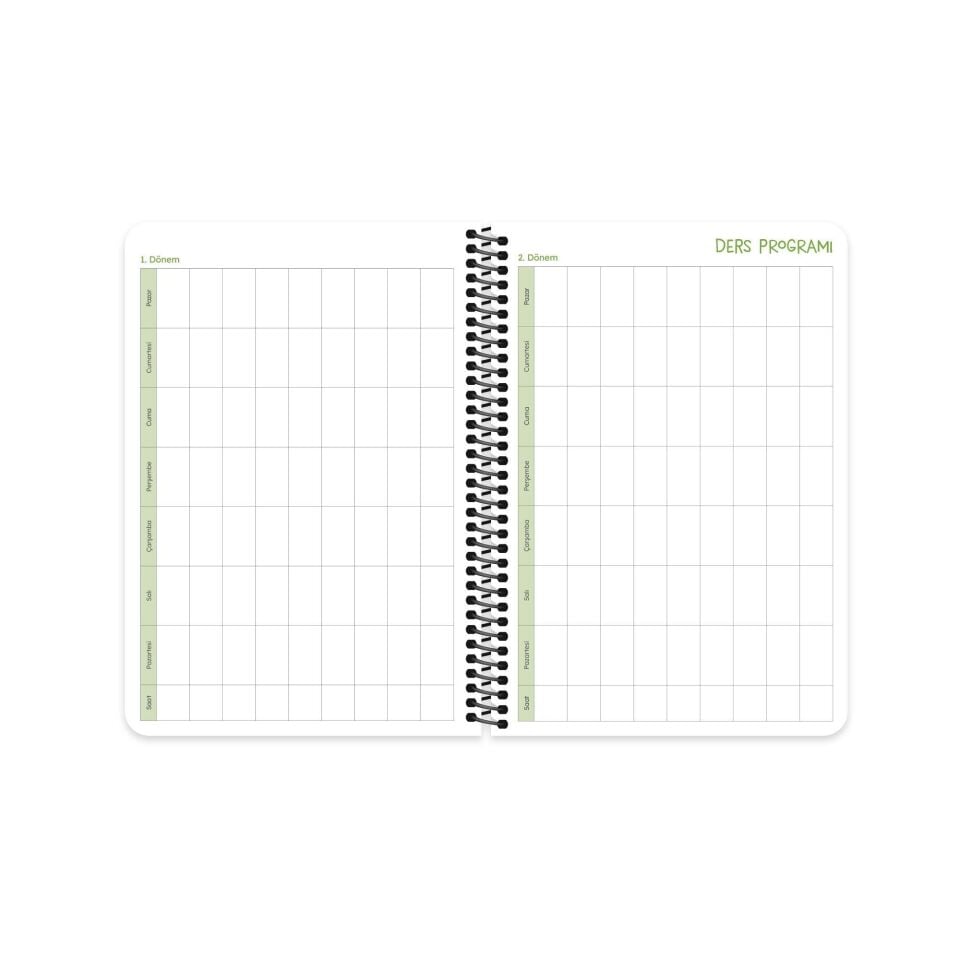 Hisli Şeyler Akademik Ajanda Spiralli 2025 -2026- A5 - Düşünüyorum Öyleyse