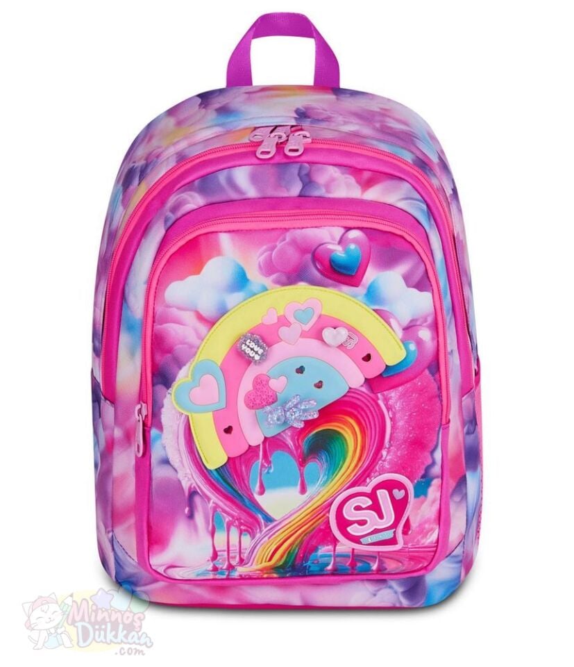 Sj Gang Joyful Pins İlkokul Kız Sırt Çantası