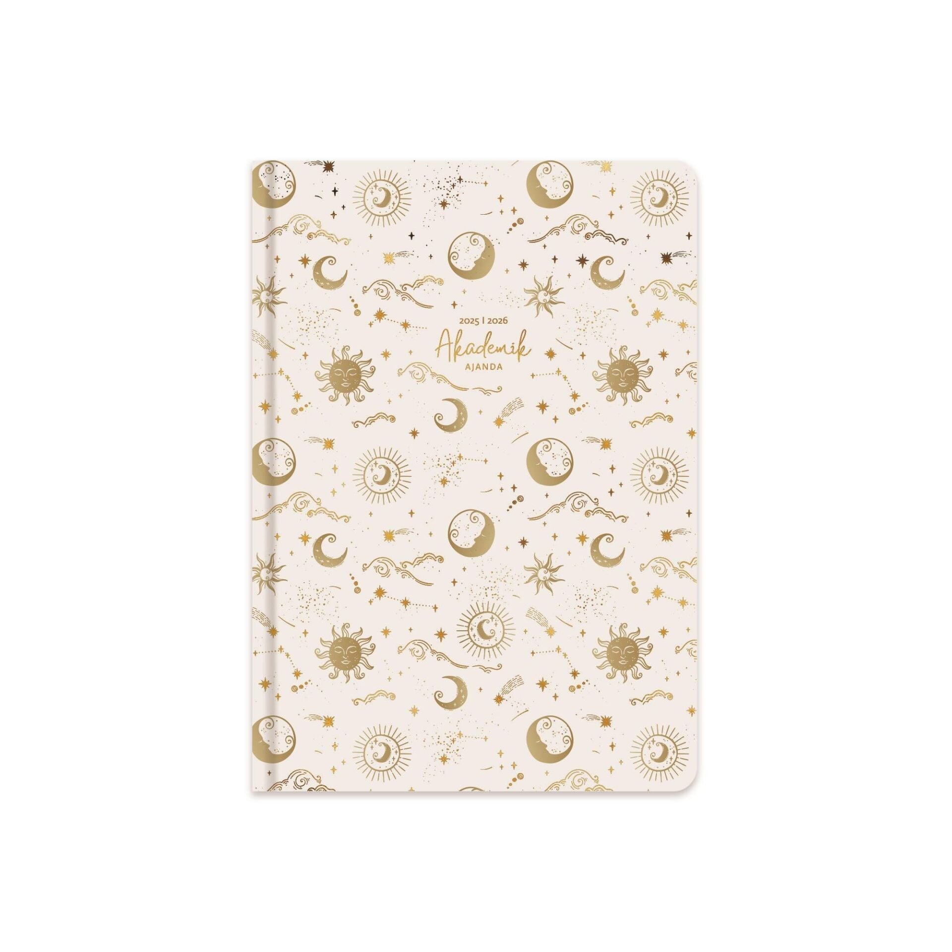 Akademik Ajanda Ciltli 2025 -2026- 17x24 - Lunar