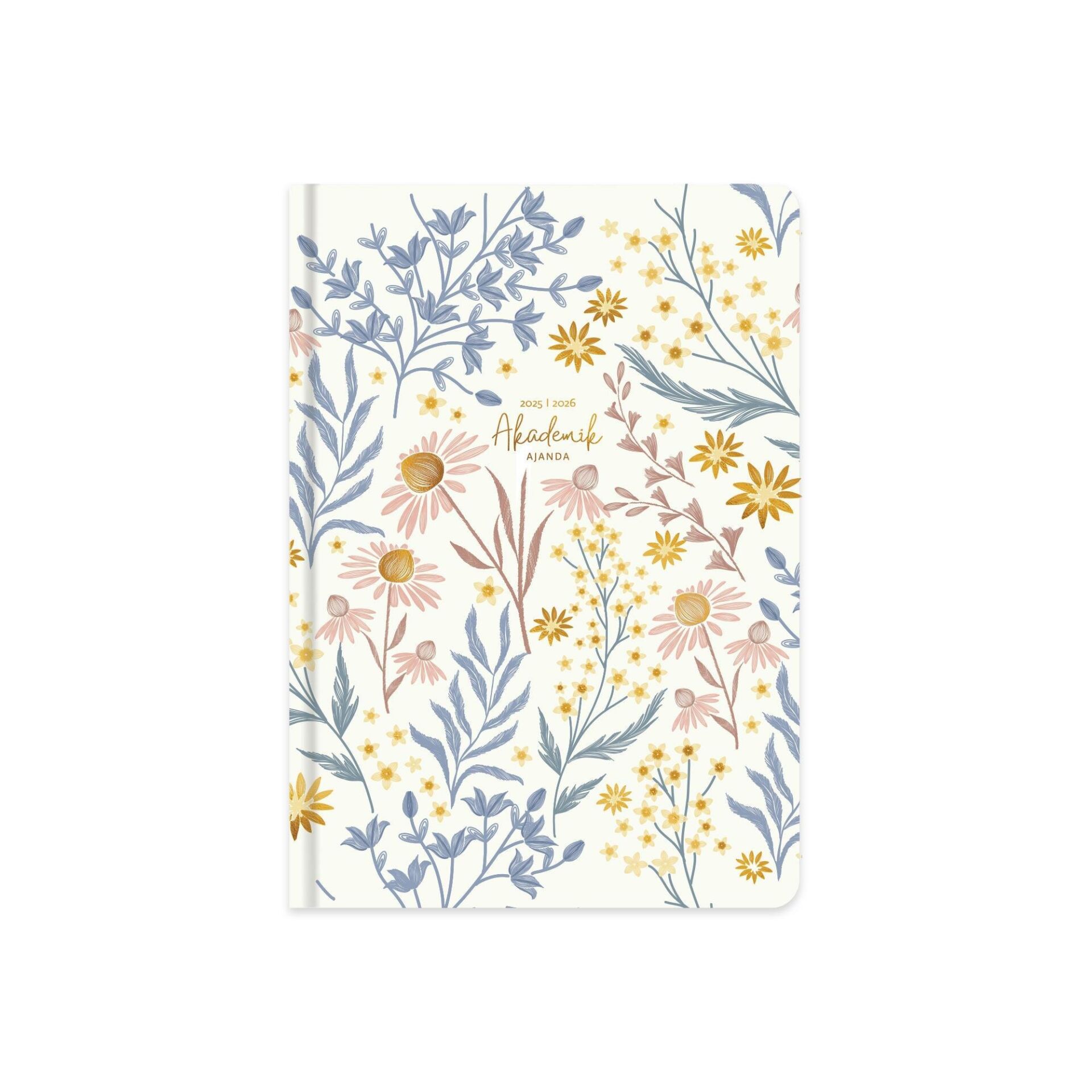 Akademik Ajanda Ciltli 2025 -2026- 17x24 - Pastel
