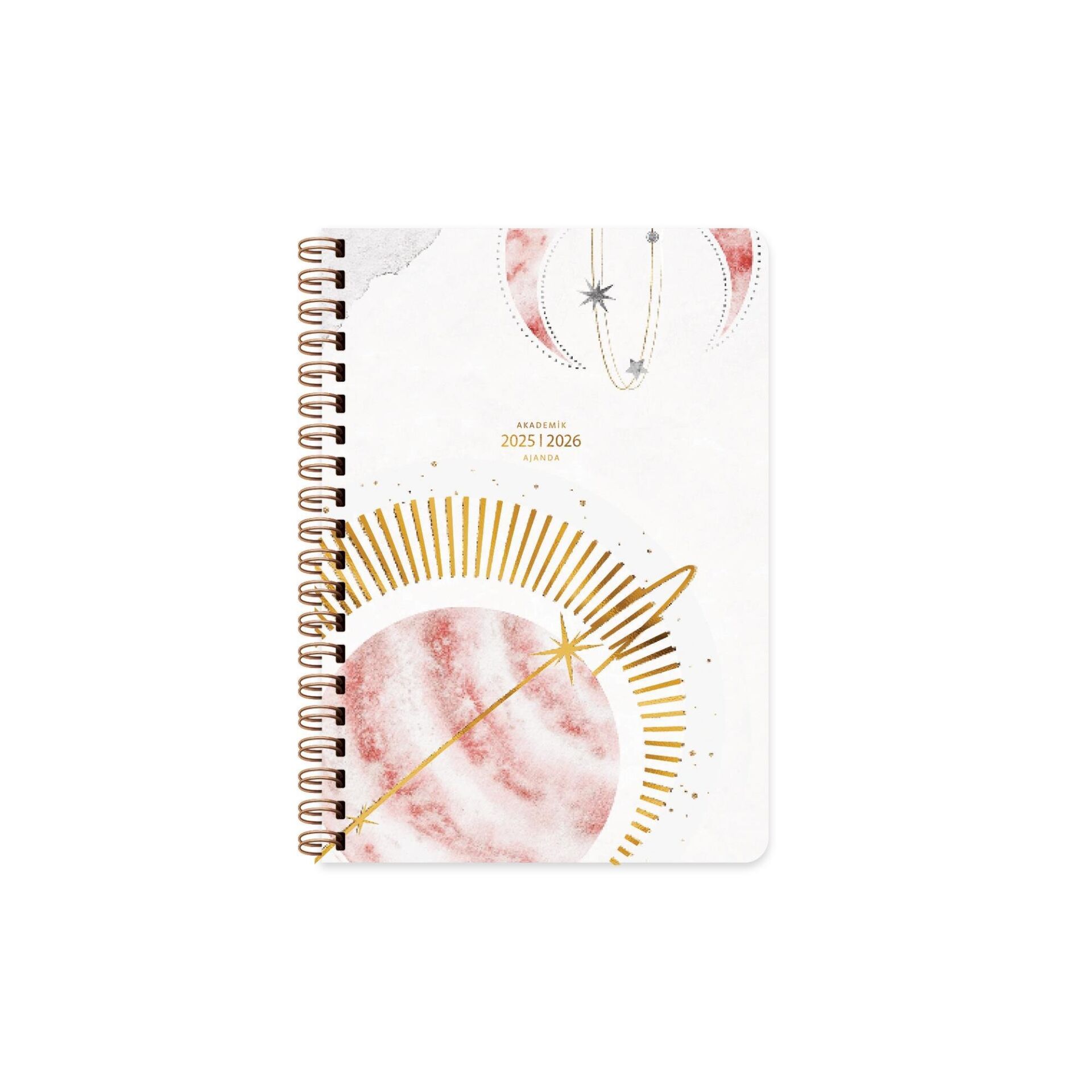 Akademik Ajanda Spiralli 2025 -2026- 17x24 - Parla