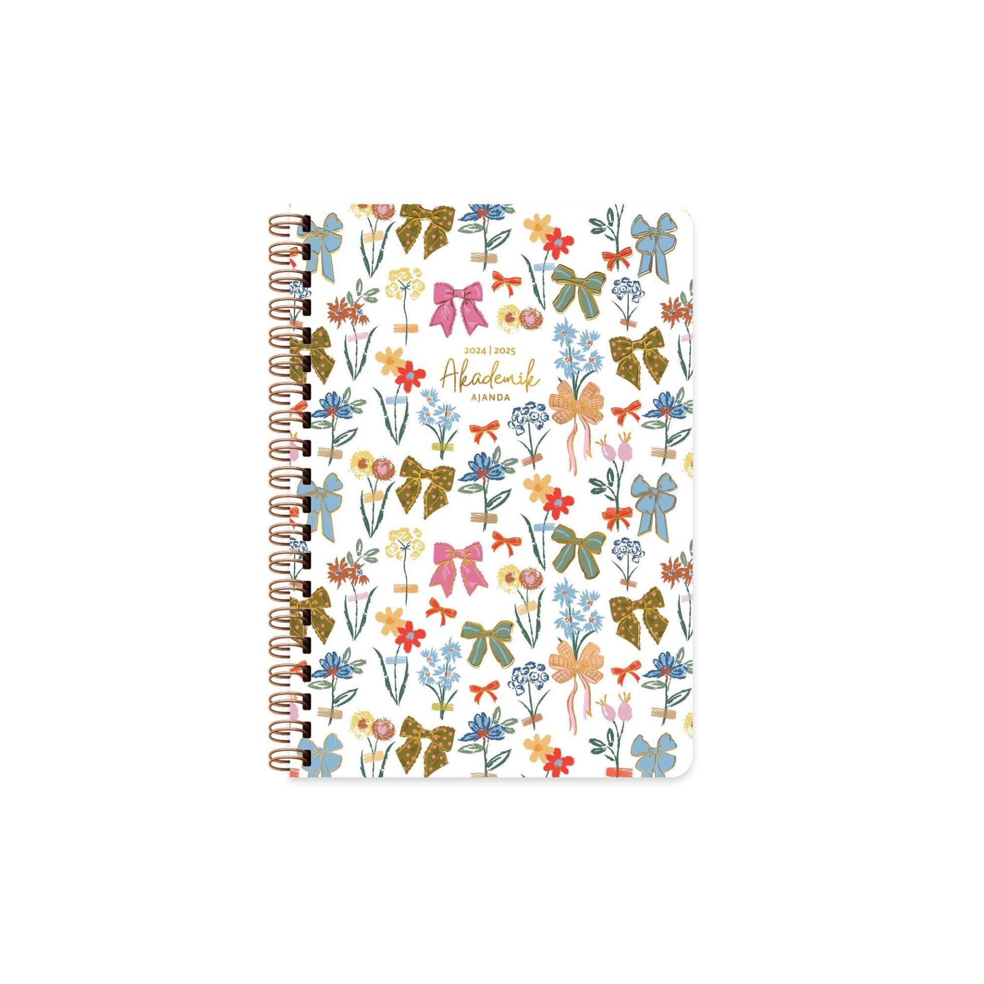 Akademik Ajanda Spiralli 2025 -2026- 17x24 - Fiyonk