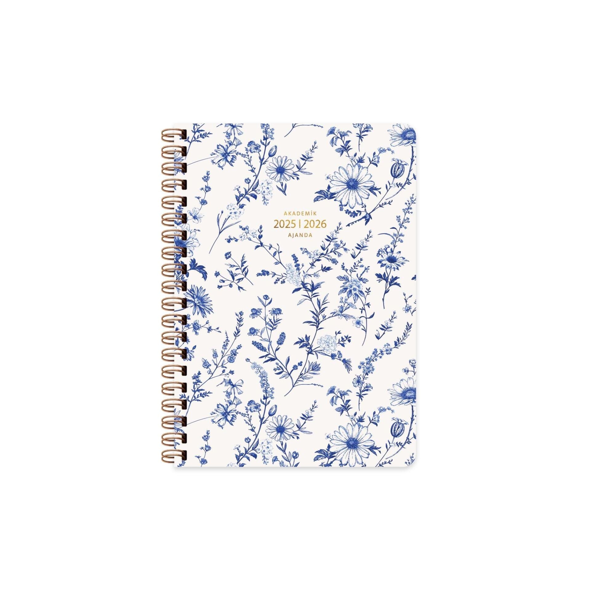 Akademik Ajanda Spiralli 2025 -2026- 17x24 - Tuval