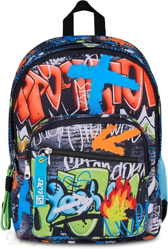 Sj Ever High Flames İki Bölmeli Sırt Çantası