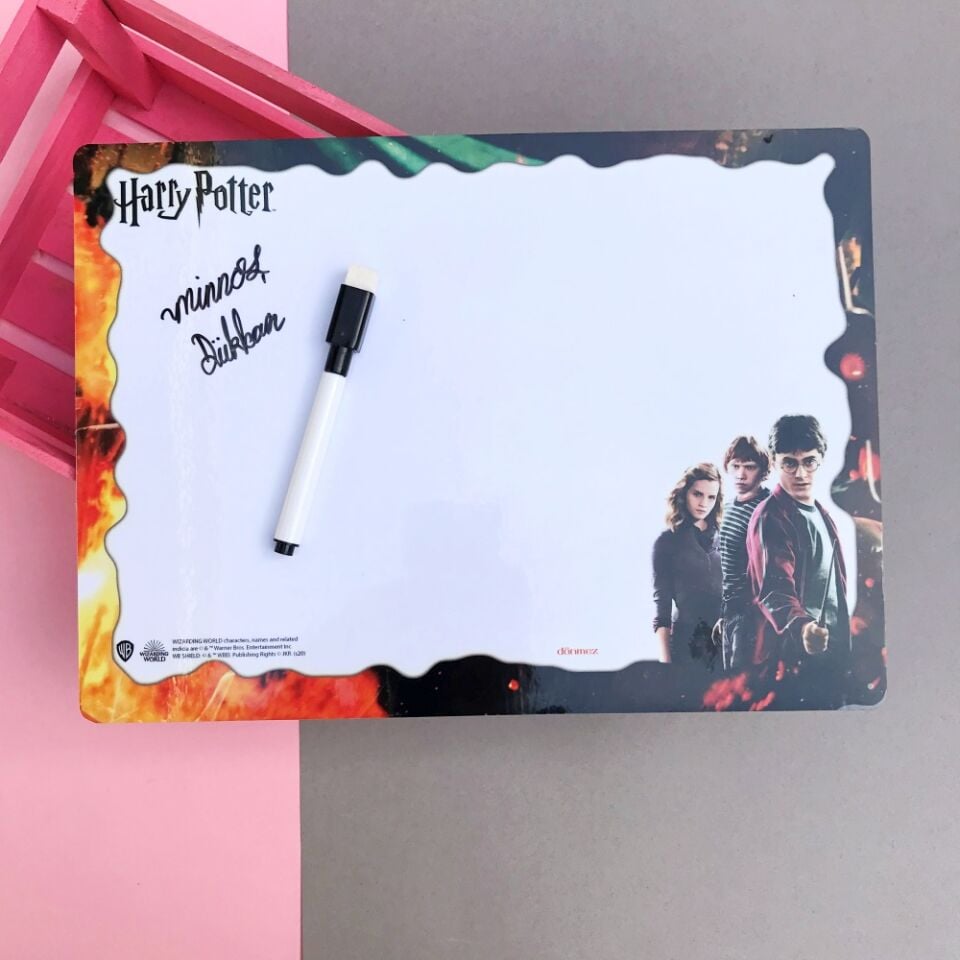 Harry Potter 30x23 Yazı Tahtası Kalem Hediyeli