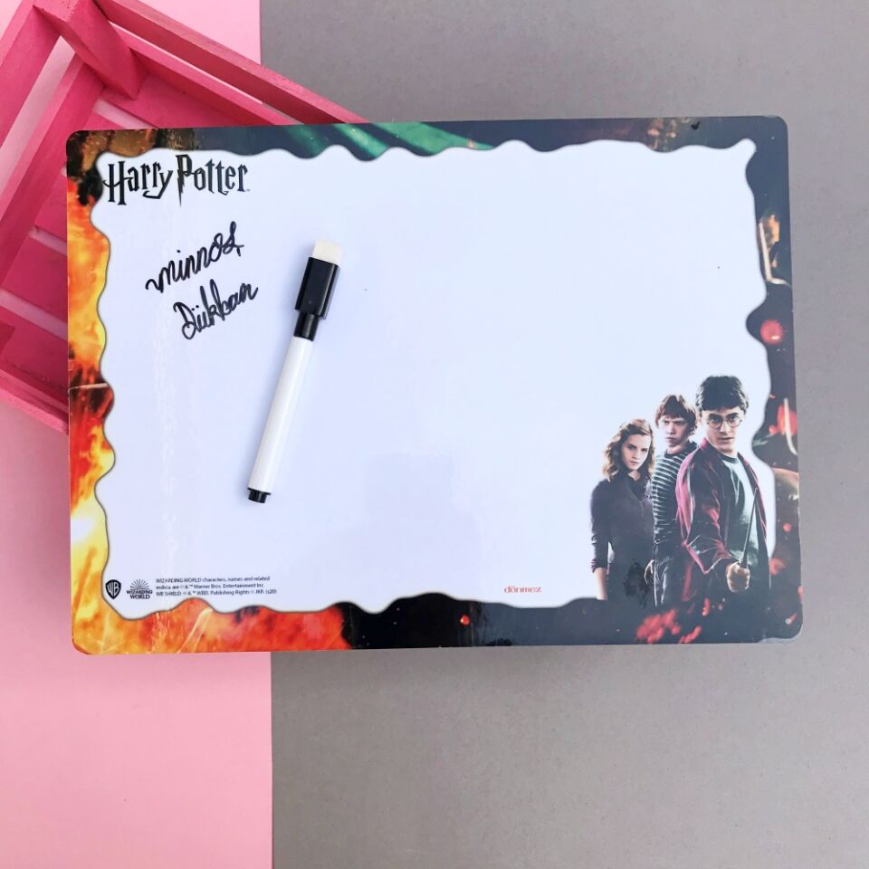 Harry Potter 30x23 Yazı Tahtası Kalem Hediyeli